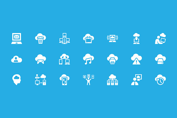 70+ Cloud Computing Vector Icons in Graphics - product preview 2