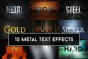 Metallic Text Effects