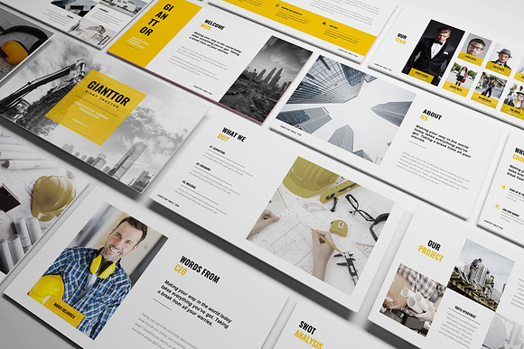 Construction Google Slides Template in Google Slides Templates - product preview 2