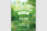 Nature Event Flyer PSD