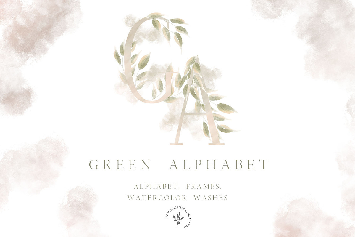 Green Alphabet in Objects - product preview 8