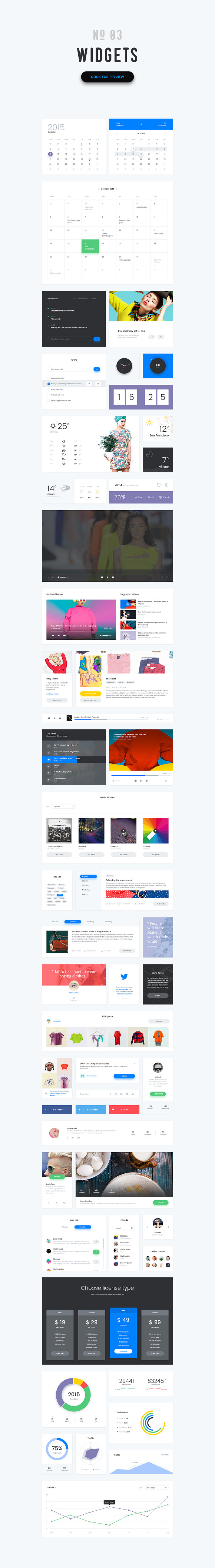 Vivid - Soft Material UI Kit Pack 2 in UI Kits and Libraries - product preview 5