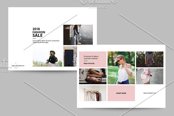 Fashion Postcard V779 in Postcard Templates - product preview 2