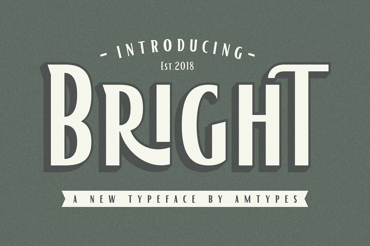 Bright Font in Display Fonts - product preview 8