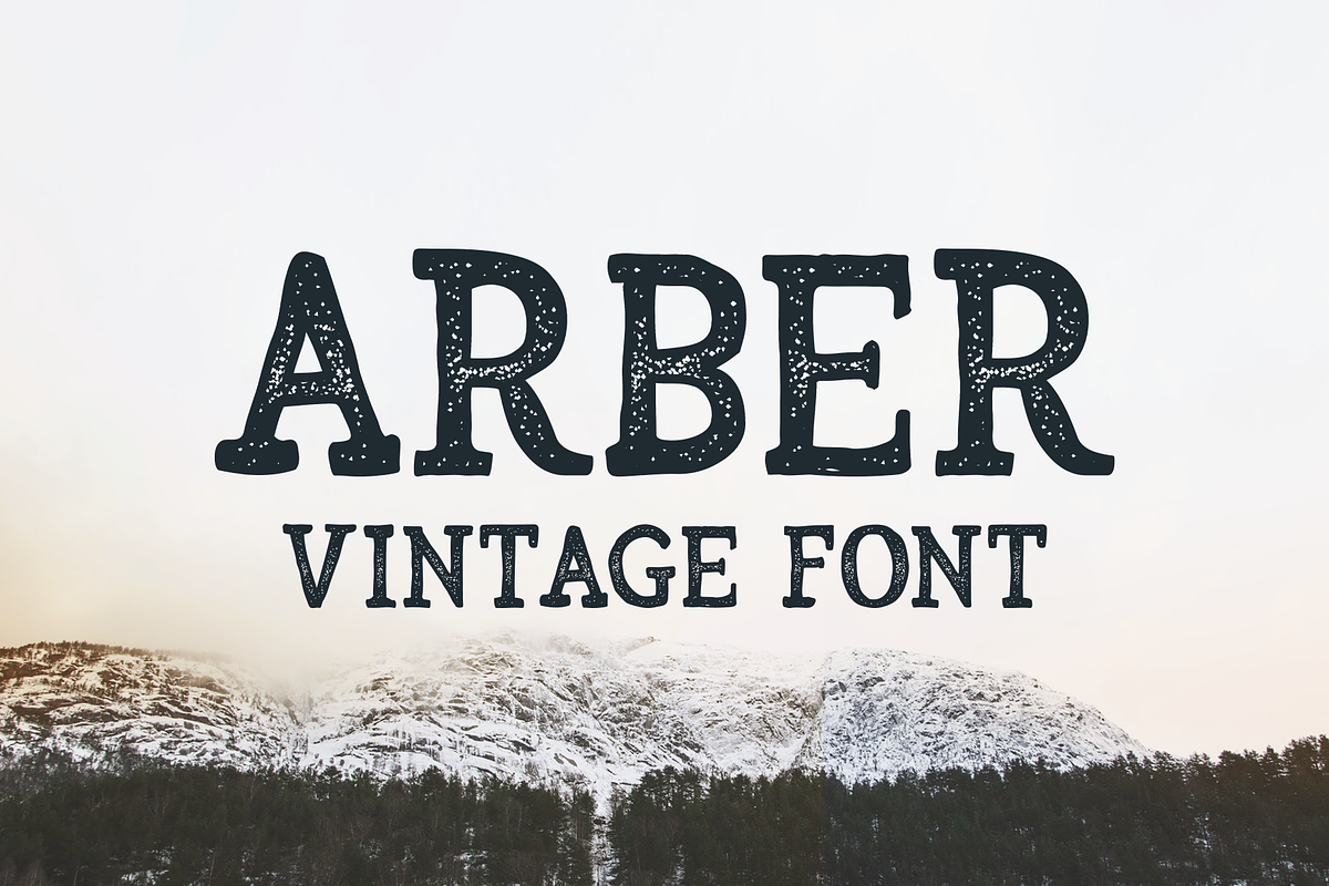 Arber Vintage font in Vintage Fonts - product preview 8