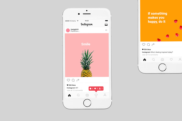 Pop of Color Instagram pack in Instagram Templates - product preview 4