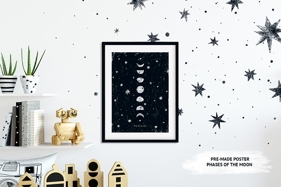 To the Moon - Space characters in Illustrations - product preview 3