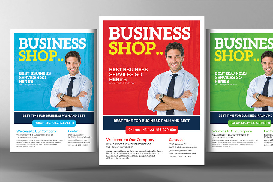 Clean Corporate Flyer Template