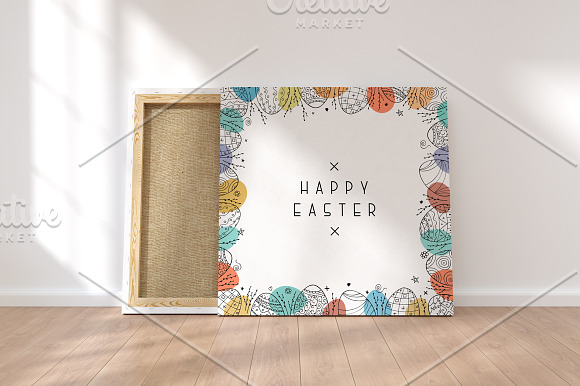 Collecton of happy easter cards in Patterns - product preview 2