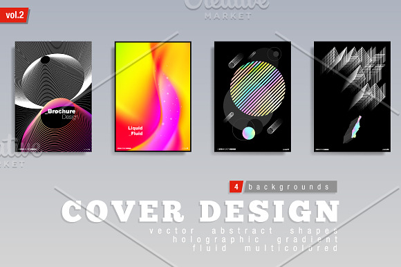 Abstract Multicolored Covers in Illustrations - product preview 4