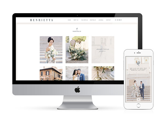 Henrietta- Showit Website Template in Website Templates - product preview 2