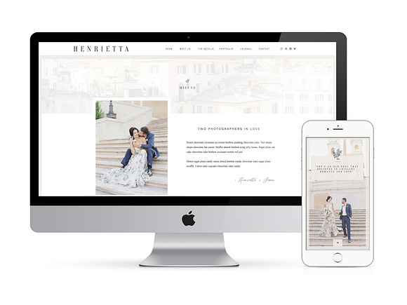 Henrietta- Showit Website Template in Website Templates - product preview 3