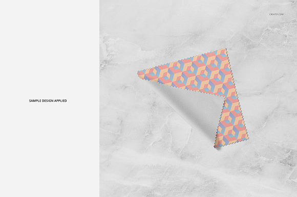 Glasses Cleaning Cloth Mockup in Product Mockups - product preview 4
