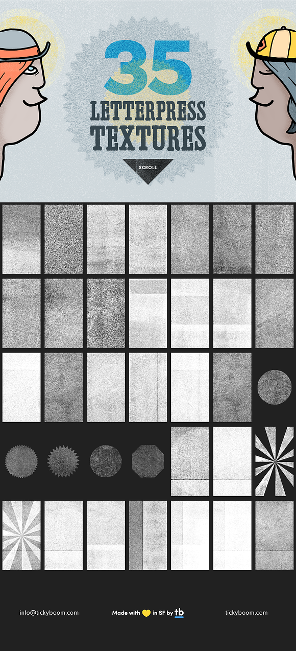 Boom Letterpress Texture Pack in Textures - product preview 1