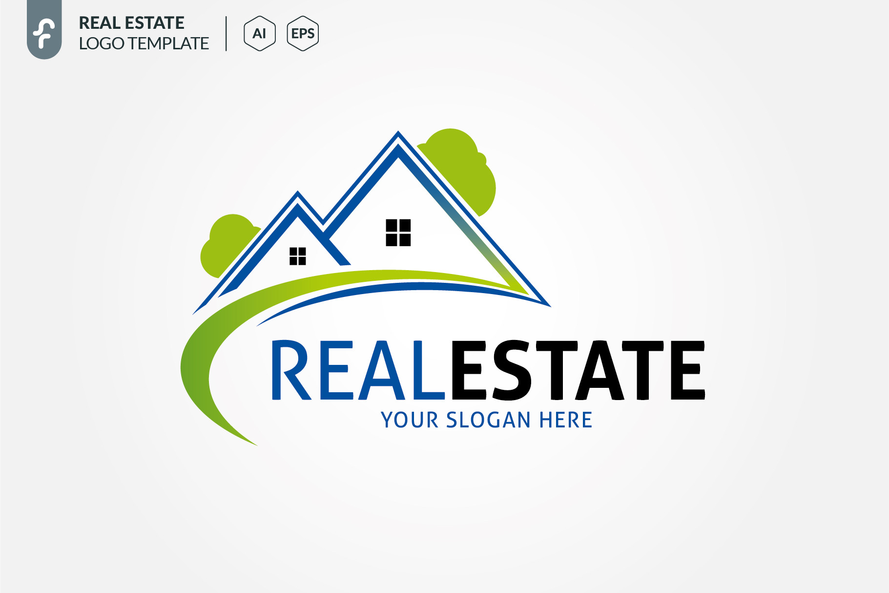 Real Estate Logo | Creative Logo Templates ~ Creative Market