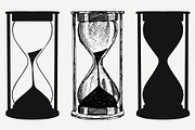hourglass vector SVG DXF PNG DXF