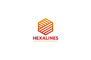 Hexagon Lines Logo