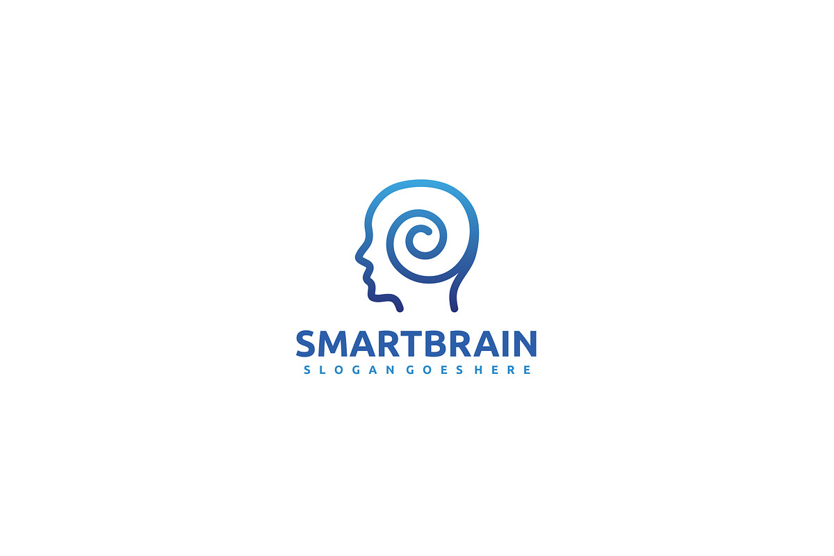 Smart Brain Logo in Logo Templates - product preview 8