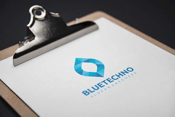 Blue Abstract Logo in Logo Templates - product preview 2