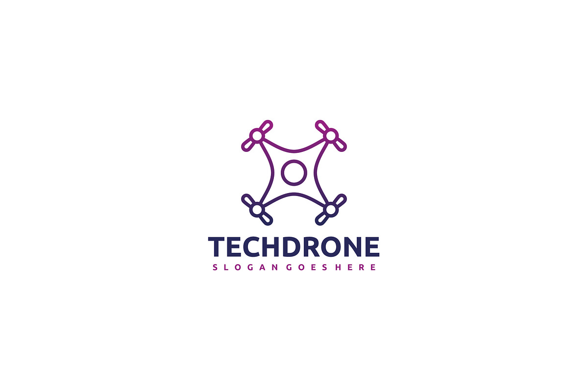 Drones Logo in Logo Templates - product preview 8