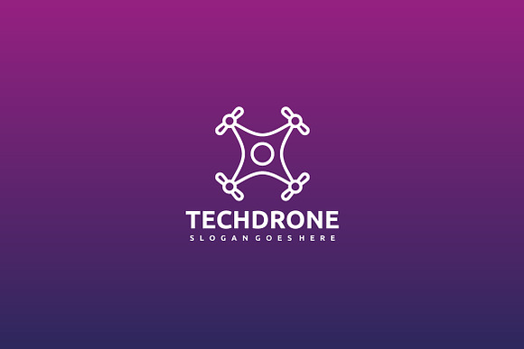 Drones Logo in Logo Templates - product preview 1