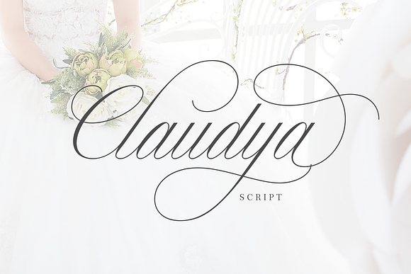 Claudya Script in Script Fonts - product preview 8