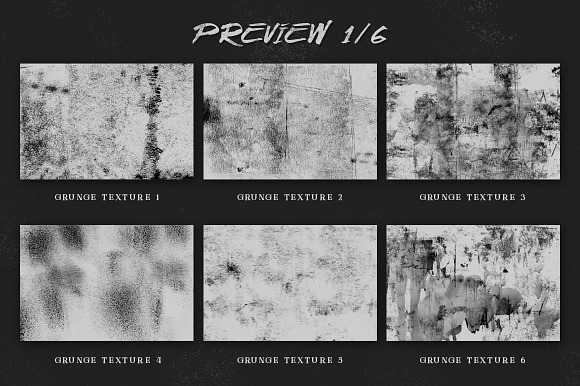 Grunge texture kit in Textures - product preview 6