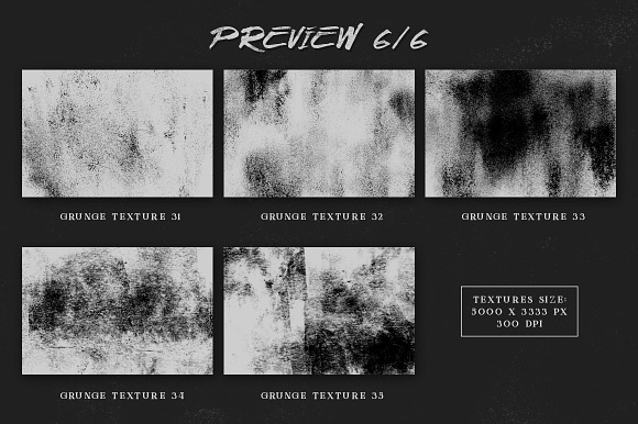 Grunge texture kit in Textures - product preview 11