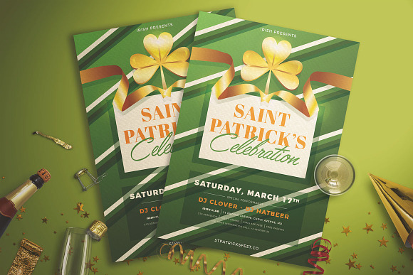 St. Patrick's Celebration Flyer in Flyer Templates - product preview 1