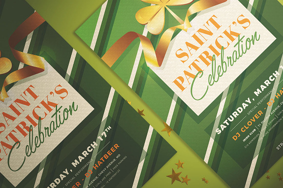 St. Patrick's Celebration Flyer in Flyer Templates - product preview 3