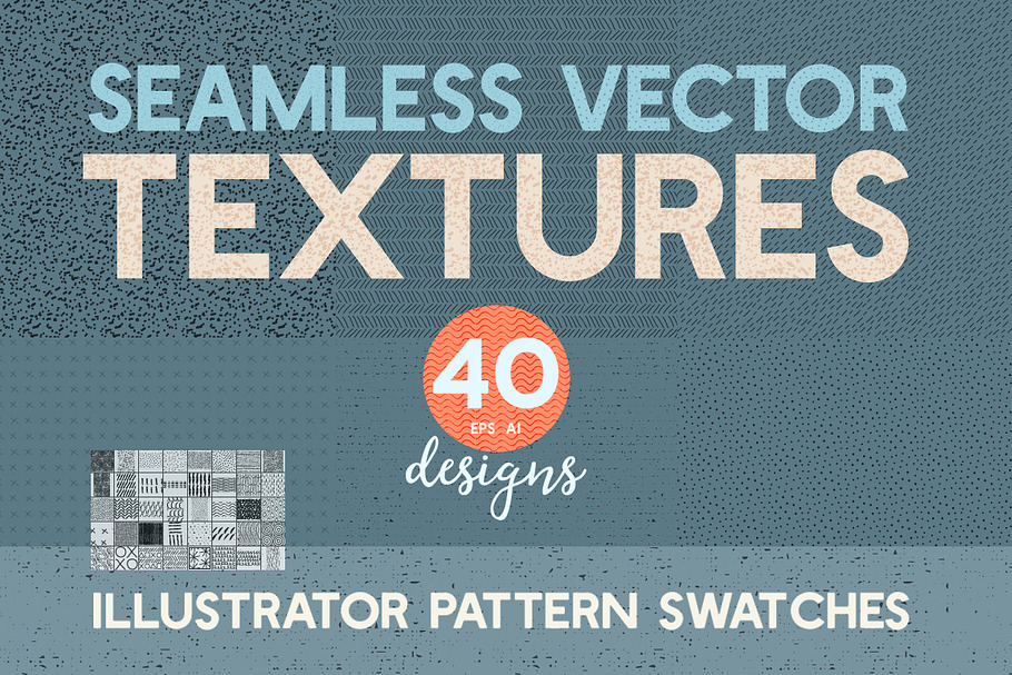 40 Seamless Vector Pattern Textures in Textures - product preview 8
