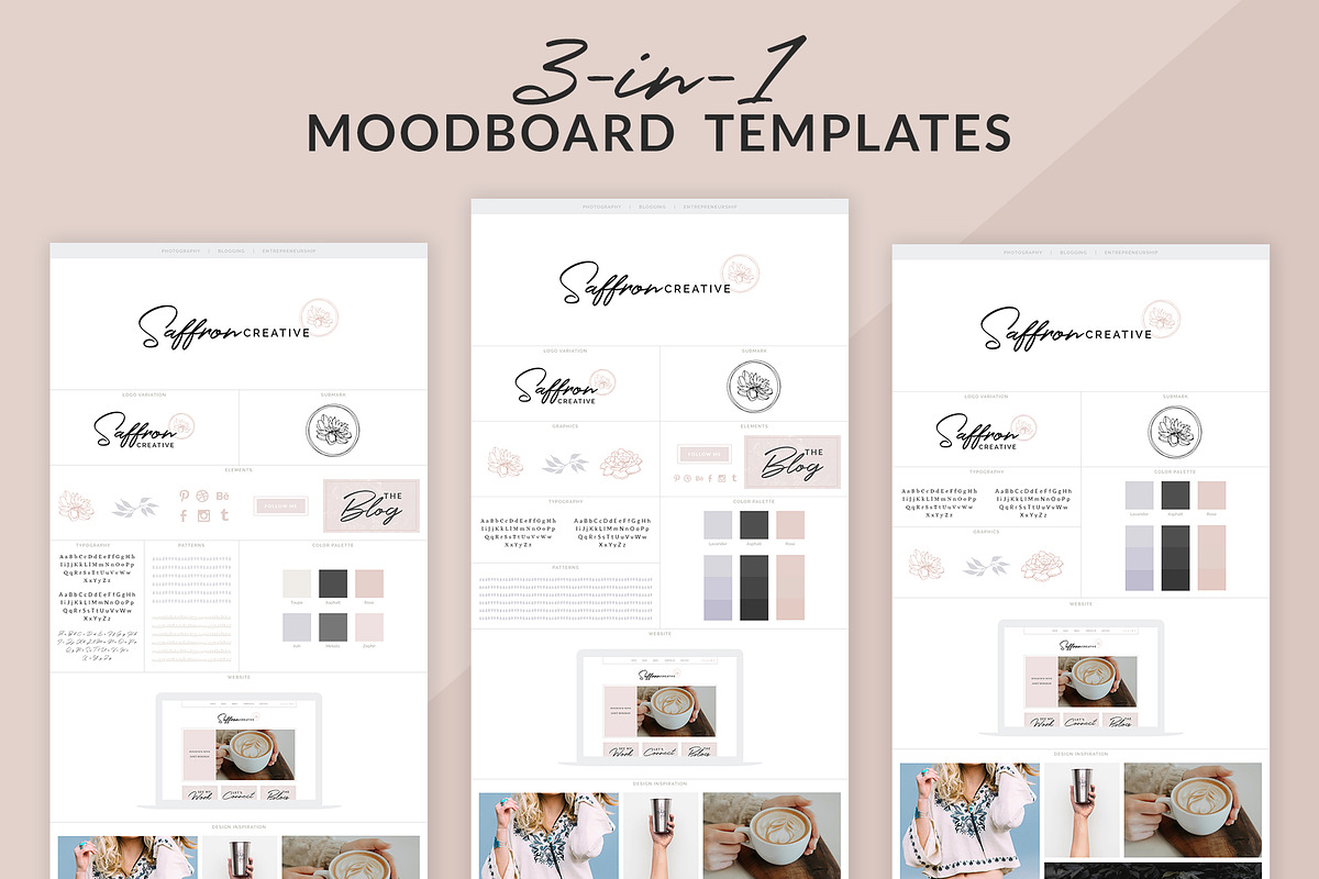 3-in-1 Brand Board Templates  in Presentation Templates - product preview 8