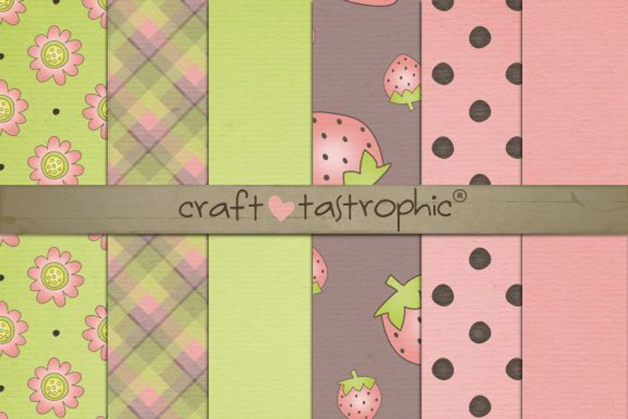 Berry pink Paper Pack in Patterns - product preview 8
