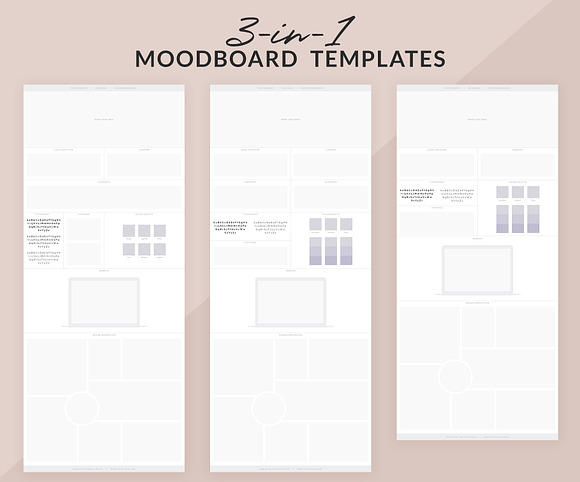 3-in-1 Brand Board Templates  in Presentation Templates - product preview 2