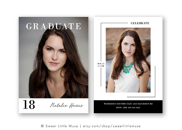 Senior Grad Card Bundle in Card Templates - product preview 1