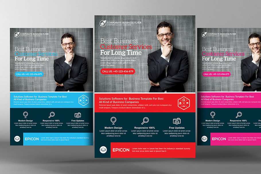 Advertising Marketing Flyer in Flyer Templates - product preview 8