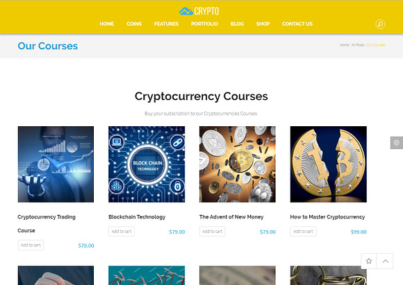 Crypto - Cryptocurrency WP Theme in WordPress Business Themes - product preview 2