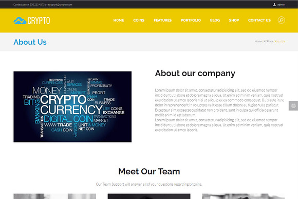 Crypto - Cryptocurrency WP Theme in WordPress Business Themes - product preview 6