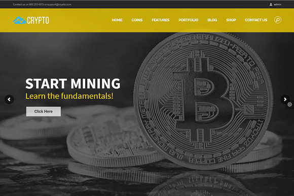 Crypto - Cryptocurrency WP Theme in WordPress Business Themes - product preview 7