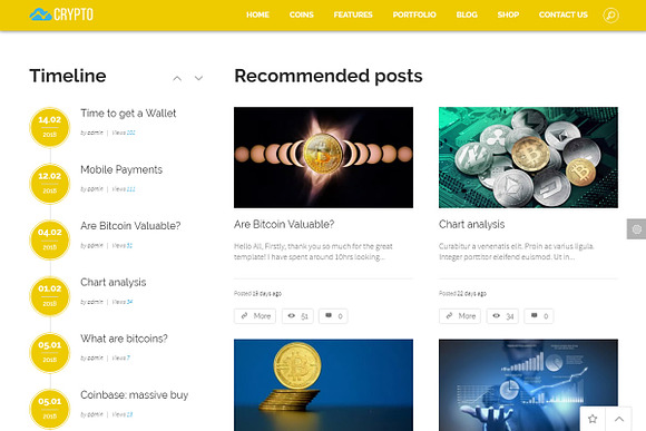 Crypto - Cryptocurrency WP Theme in WordPress Business Themes - product preview 11