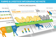 Farms and Livestock Infographic Key
