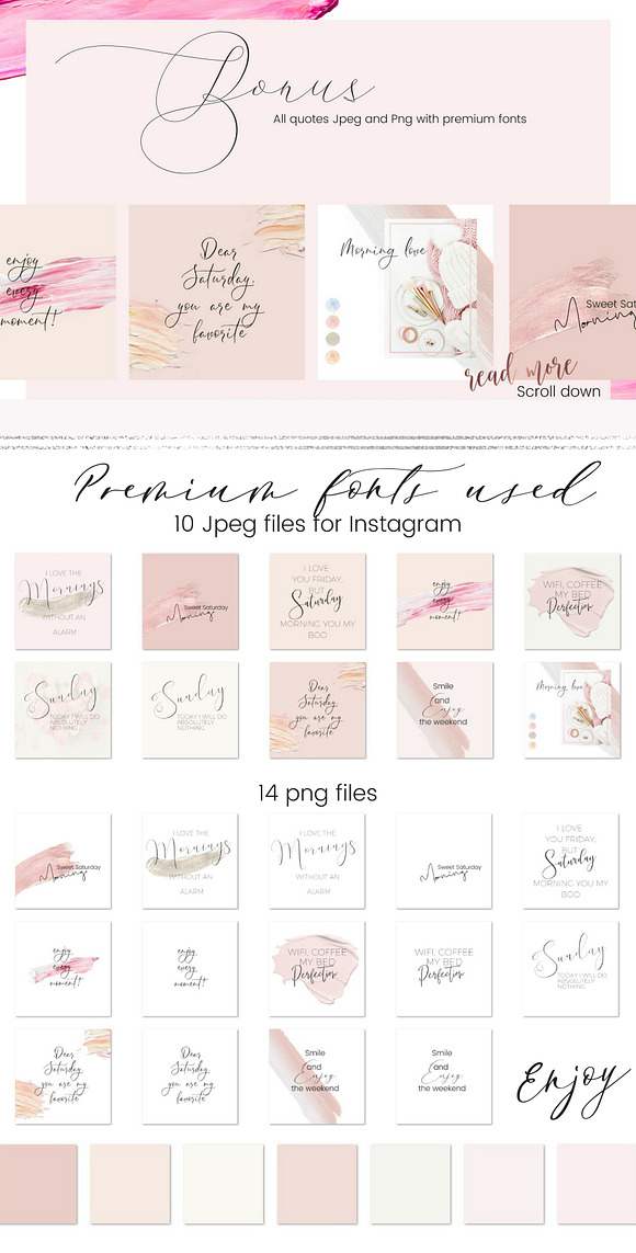Canva for you - (Weekend) Quotes in Instagram Templates - product preview 5