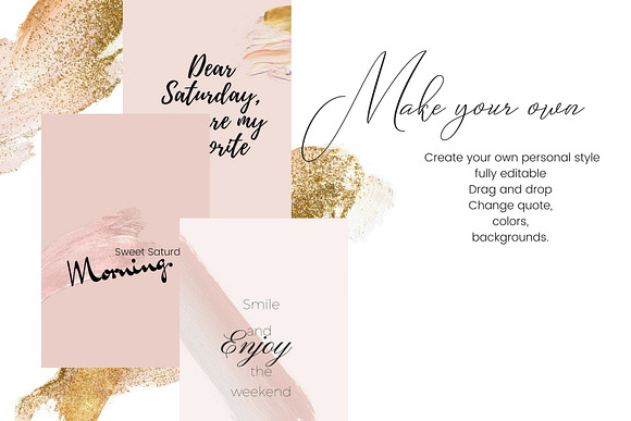 Canva for you - (Weekend) Quotes in Instagram Templates - product preview 8