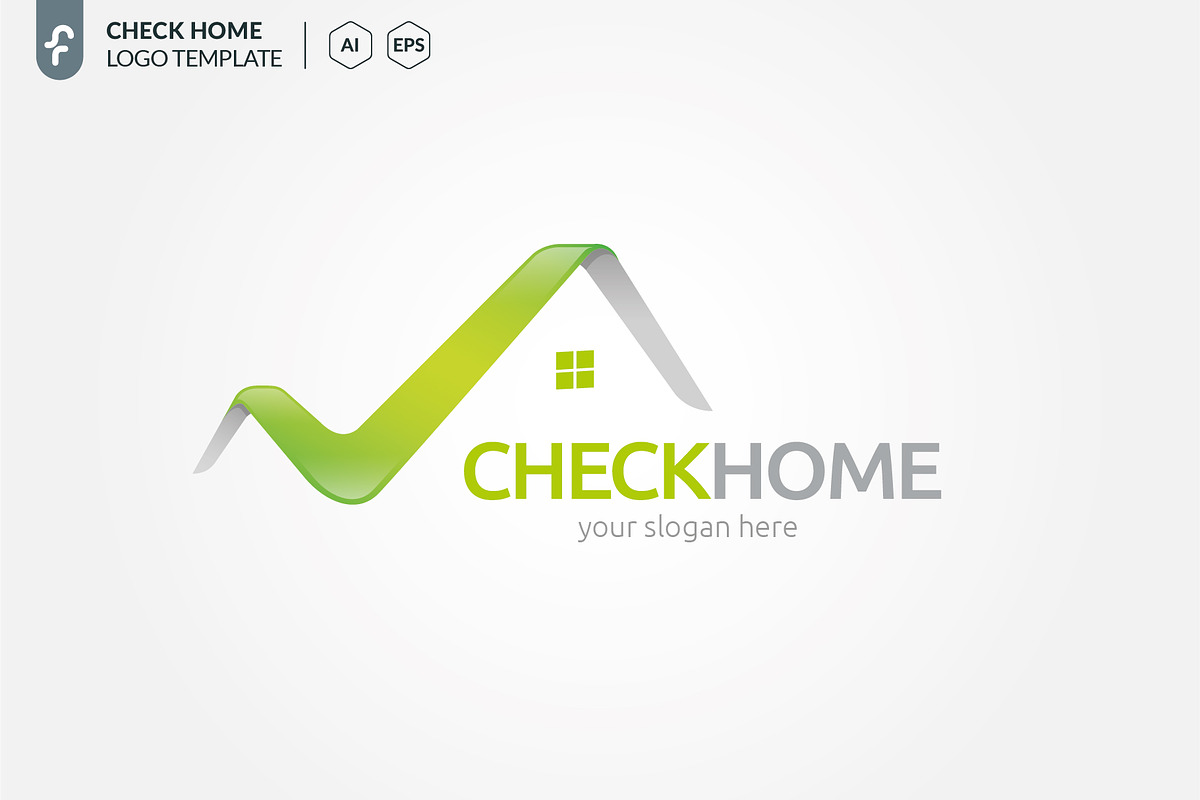 Check Home Logo in Logo Templates - product preview 8
