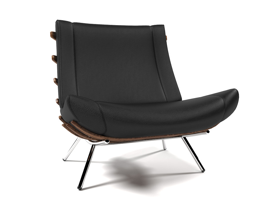 1801 Lounge chair in Furniture - product preview 6