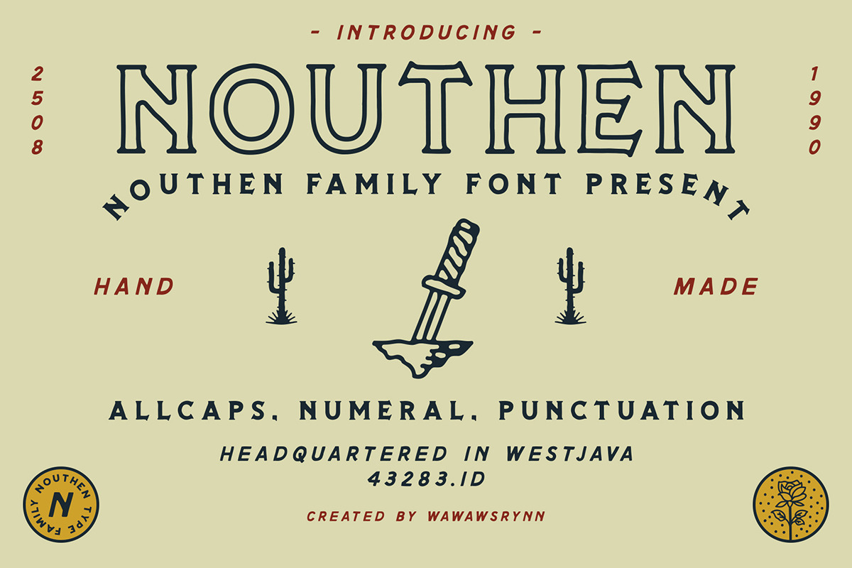 NOUTHEN in Display Fonts - product preview 8