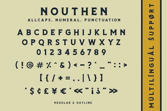 NOUTHEN in Display Fonts - product preview 1