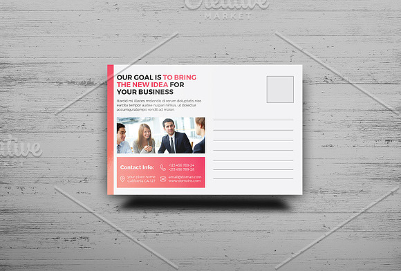Corporate Postcard in Postcard Templates - product preview 1
