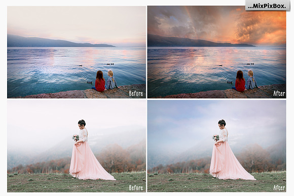 Beautiful Sky Overlays in Photoshop Layer Styles - product preview 2