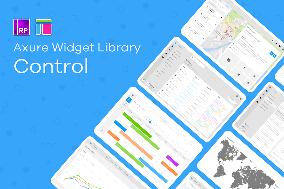 Control / Axure widget library in Website Templates - product preview 8